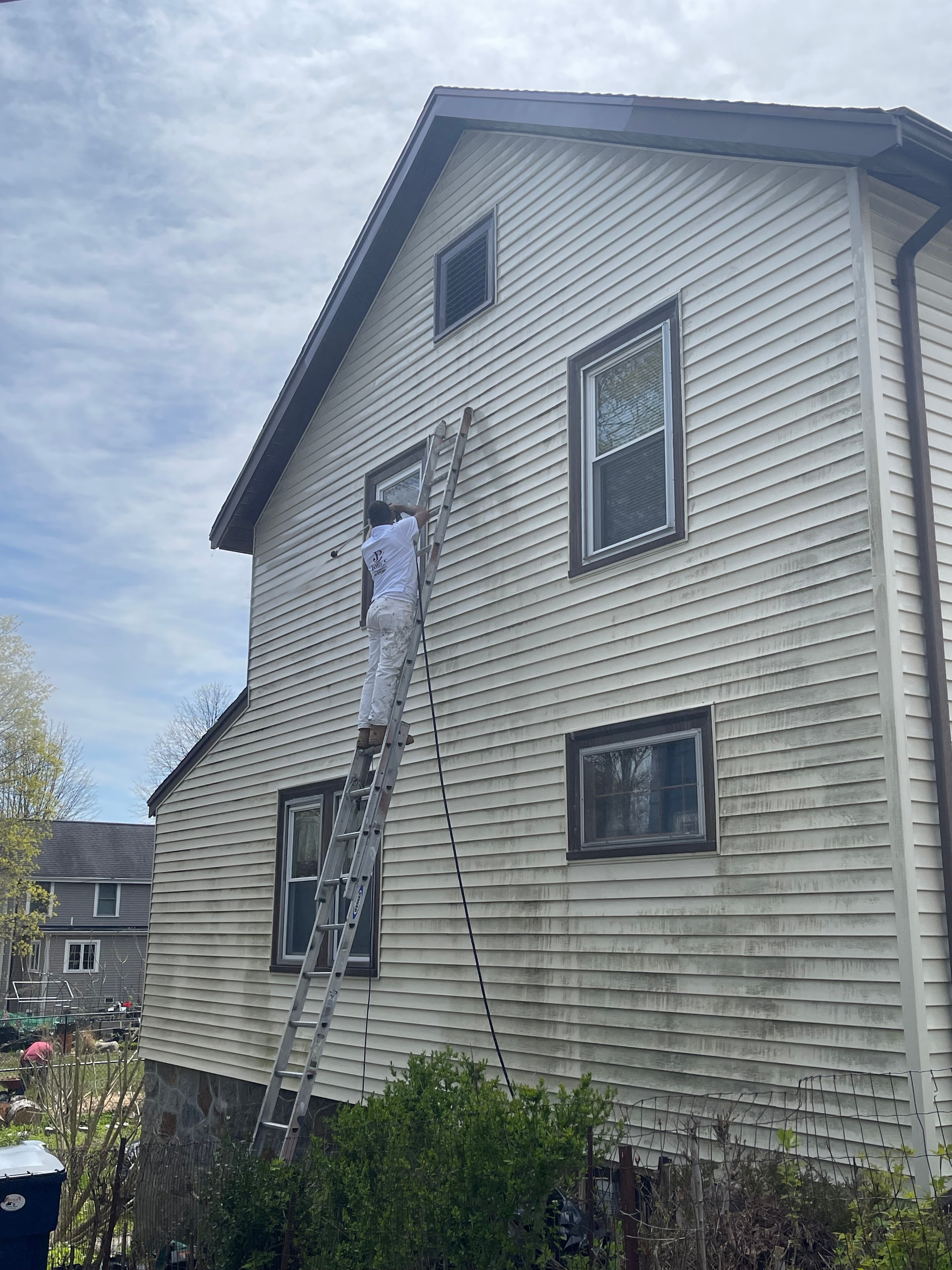 House Siding — Before Power Wash
